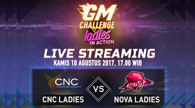 Dua Team Ladies dari CNC dan Nova Siap meramaikan GM Challenge AoV