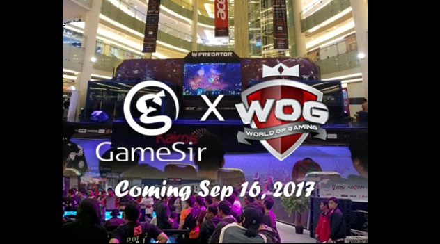 GameSir Hadir di World of Gaming Yogyakarta 16-17 September 2017
