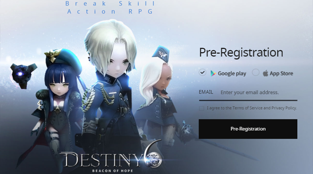 Netmarble Games mengumumkan bahwa mobile RPG terbaru Destiny6