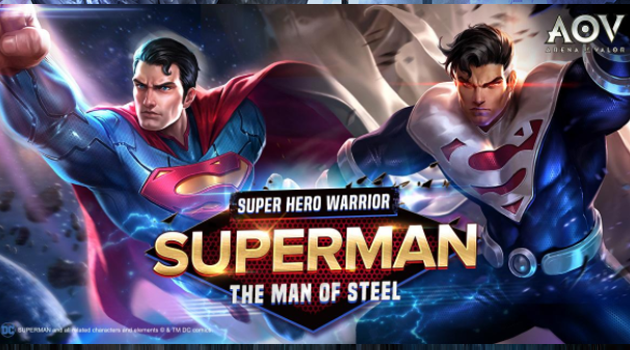 Superman Resmi Hadir di Garena AOV dengan Enam Jenis Skill Berbeda