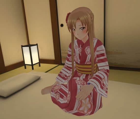 Berkencan dengan Waifu impian, Asuna dari Sword Art Online dengan VR