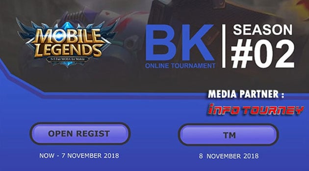Info Tournament Online Mobile Legends BK ONLINE SEASON 2