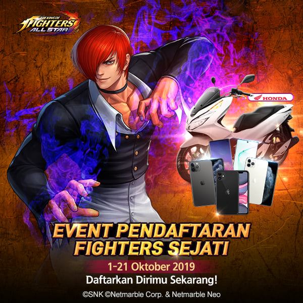 The King of Fighters ALLSTAR Pre-Registration Open!  Prizes for Honda PCX & iPhone 11!
