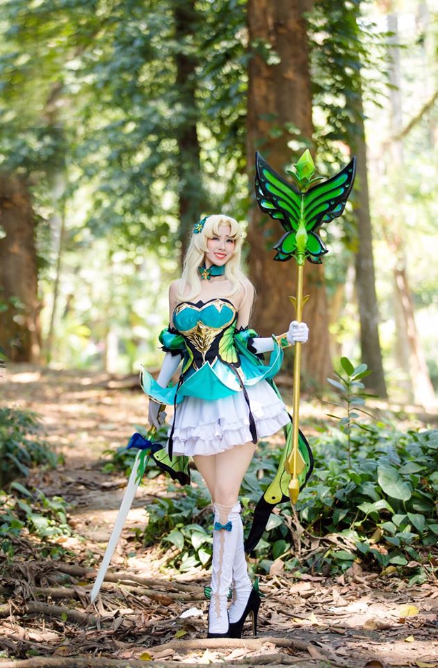 Cosplay Mobile Legends Odette Butterfly Queen 