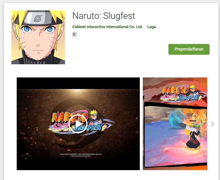 Finally!  Naruto Slugfest Pre-Registration Open!