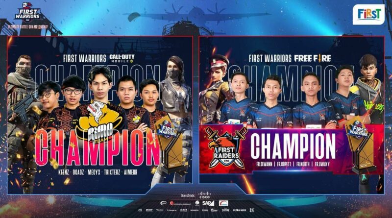 First Media Merangkum Seri Turnamen eSports Terbesar 2021 Grand Final First Warriors - Ultimate Battle Championship