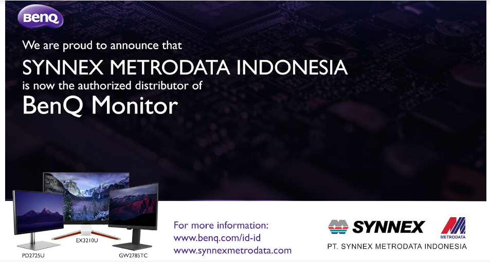 Monitor Premium BenQ Siap didistribusikan keseluruh Indonesia
