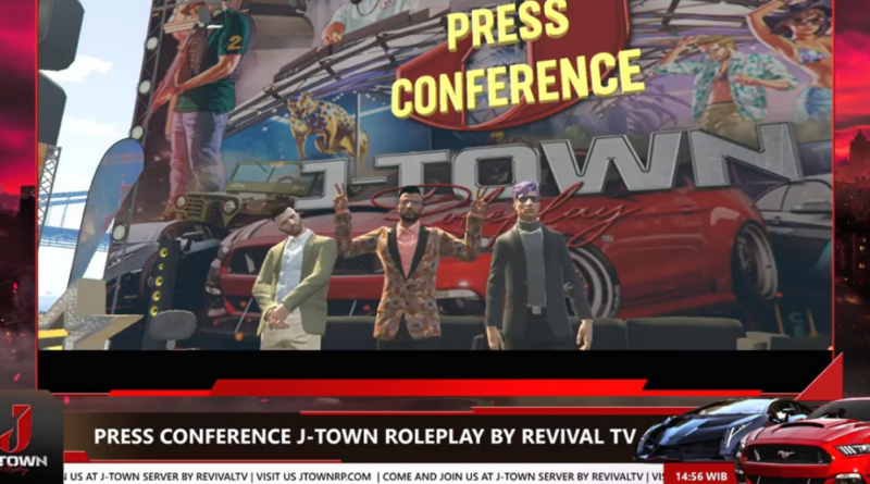 Irliansyah Wijanarko pada press conference J-Town server GTA Role Play